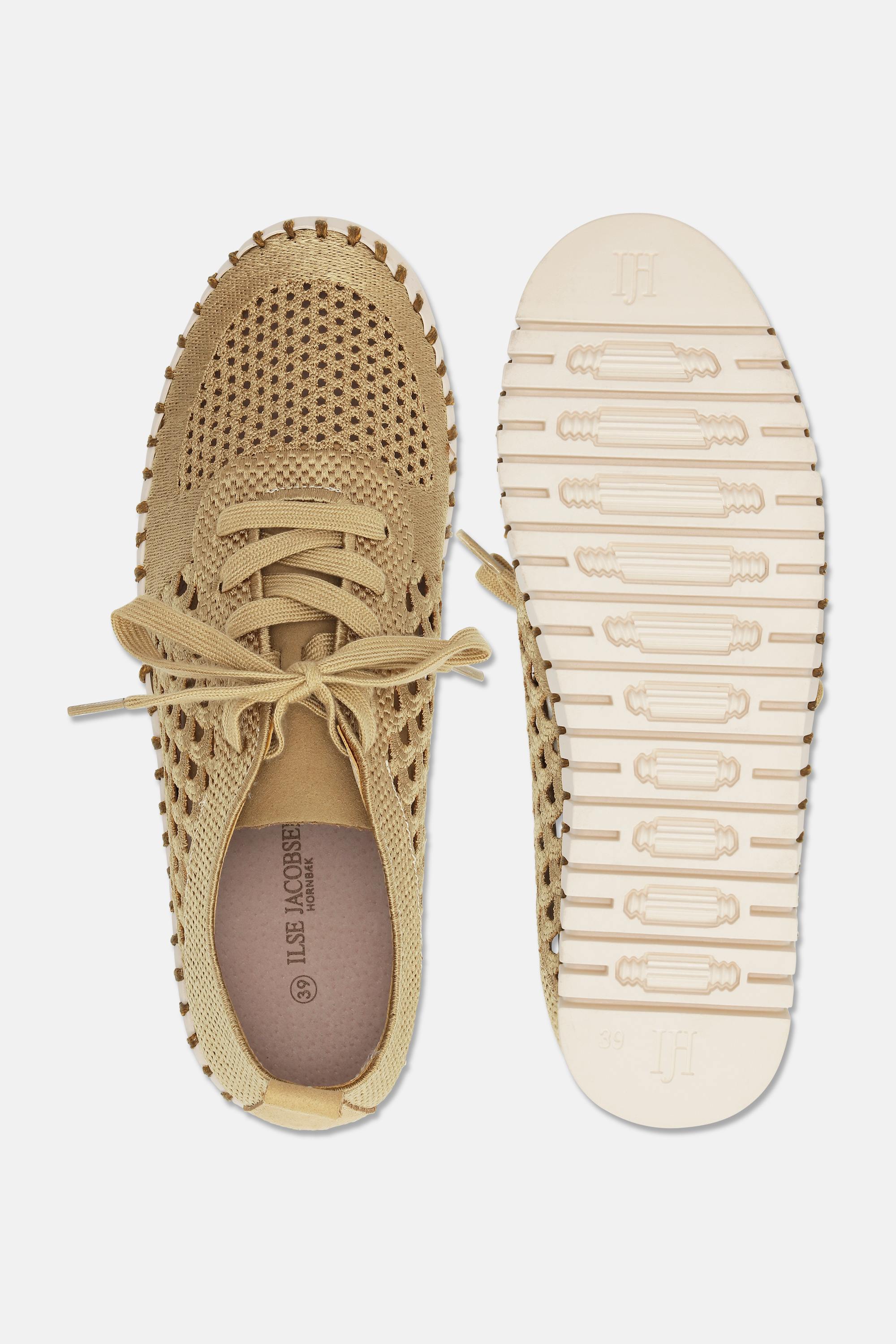 Tulip Embroidery - Cashew Pearled Ivory